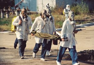 chemical cleanup team